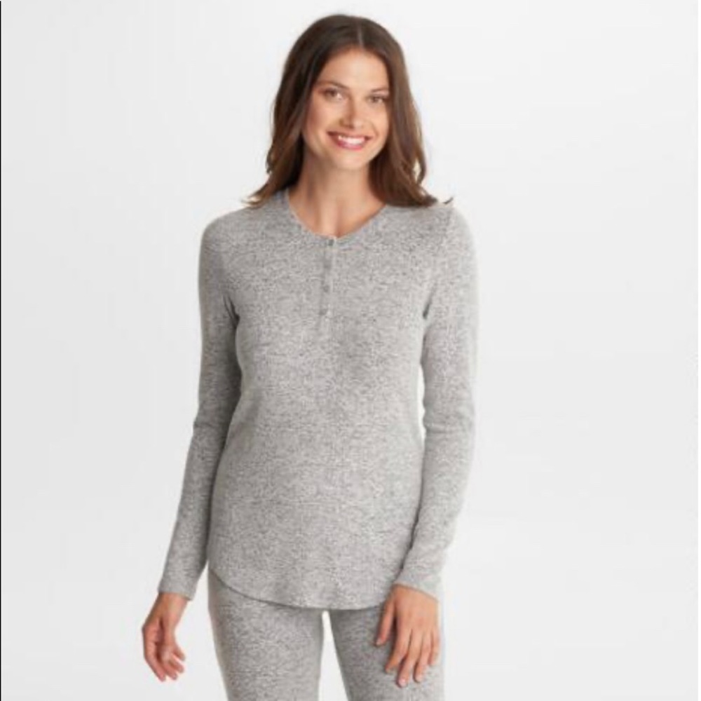 Bass | New! Comfy Henley Long Sleeved Shirt